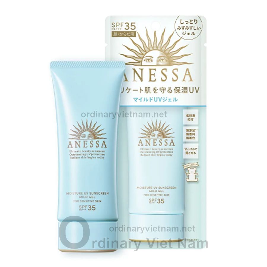 Gel chong nang Anessa Moisture UV Sunscreen Mild Gel SPF35 PA+++ Ordinary Viet Nam 0