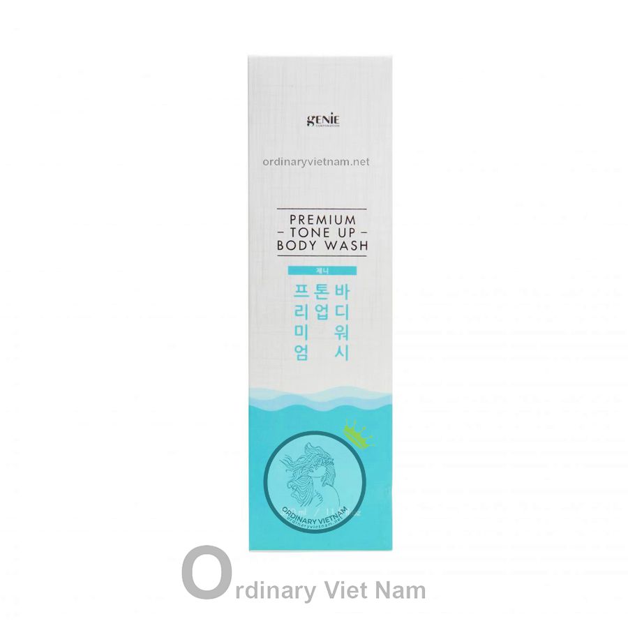 Sua tam trang da Genie Premium Tone Up Body Wash Ordinary Viet Nam 3