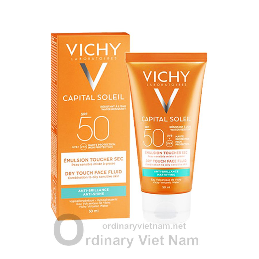 Kem Chống Nắng Vichy Capital Ideal Soleil SPF50+ Mattifying Dry Touch Face Fluid 2