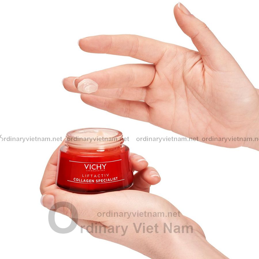 Kem duong ban dem Vichy Liftactiv Collagen Specialist Night Ordinary Viet Nam 2