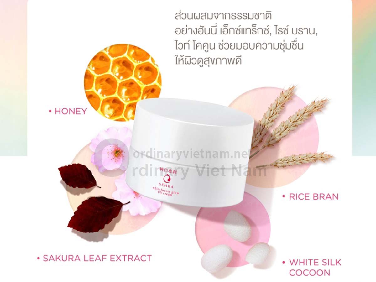 kem-duong-da-ban-ngay-Senka- White- Beauty- Glow- UV- Cream- 50g-duong-trang-bao-ve-da-duong-trang-ordinary Viet Nam 