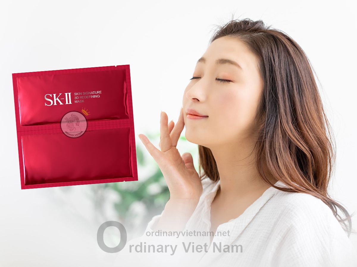 Mat na nang co Sk II Skin Signature 3D Redefining Mask Ordinary Viet Nam 1